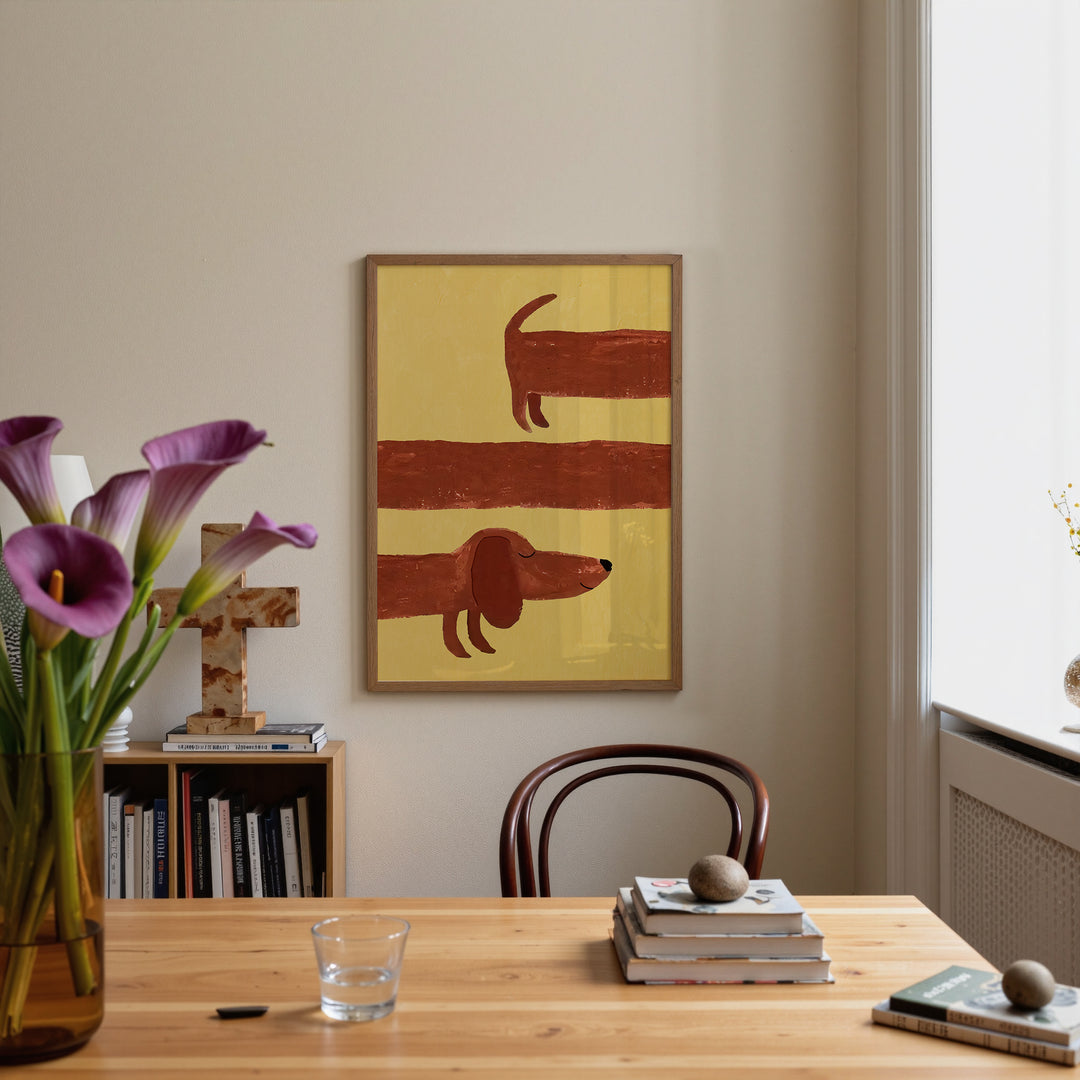 Extra Long Dachshund Poster