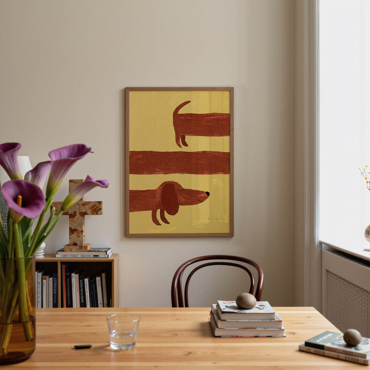 Extra Long Dachshund Poster
