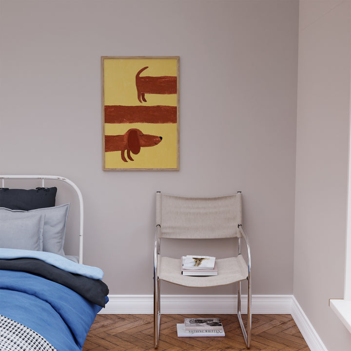 Extra Long Dachshund Poster