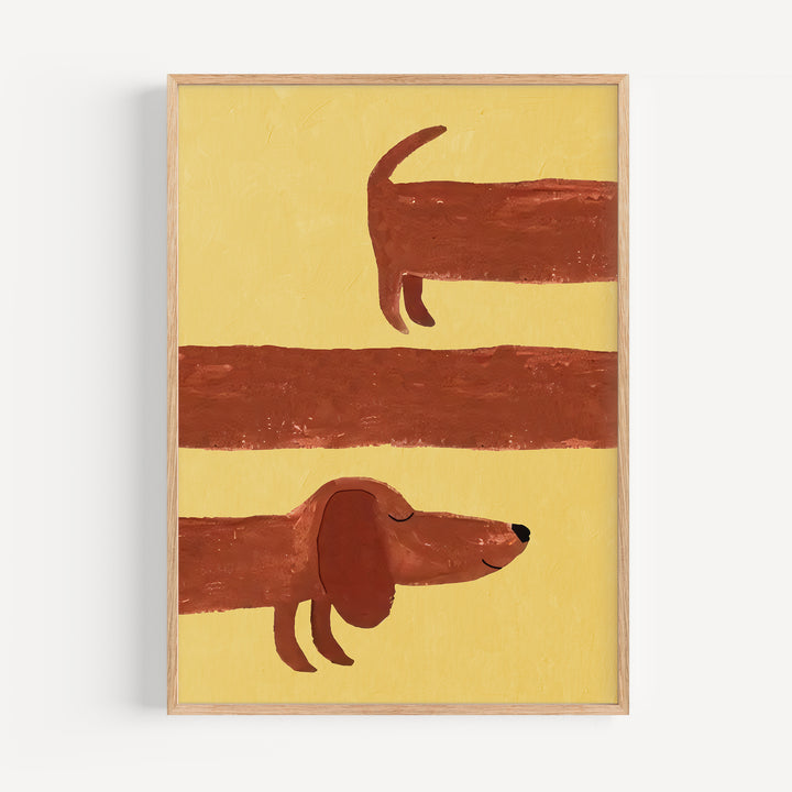 Extra Long Dachshund Poster
