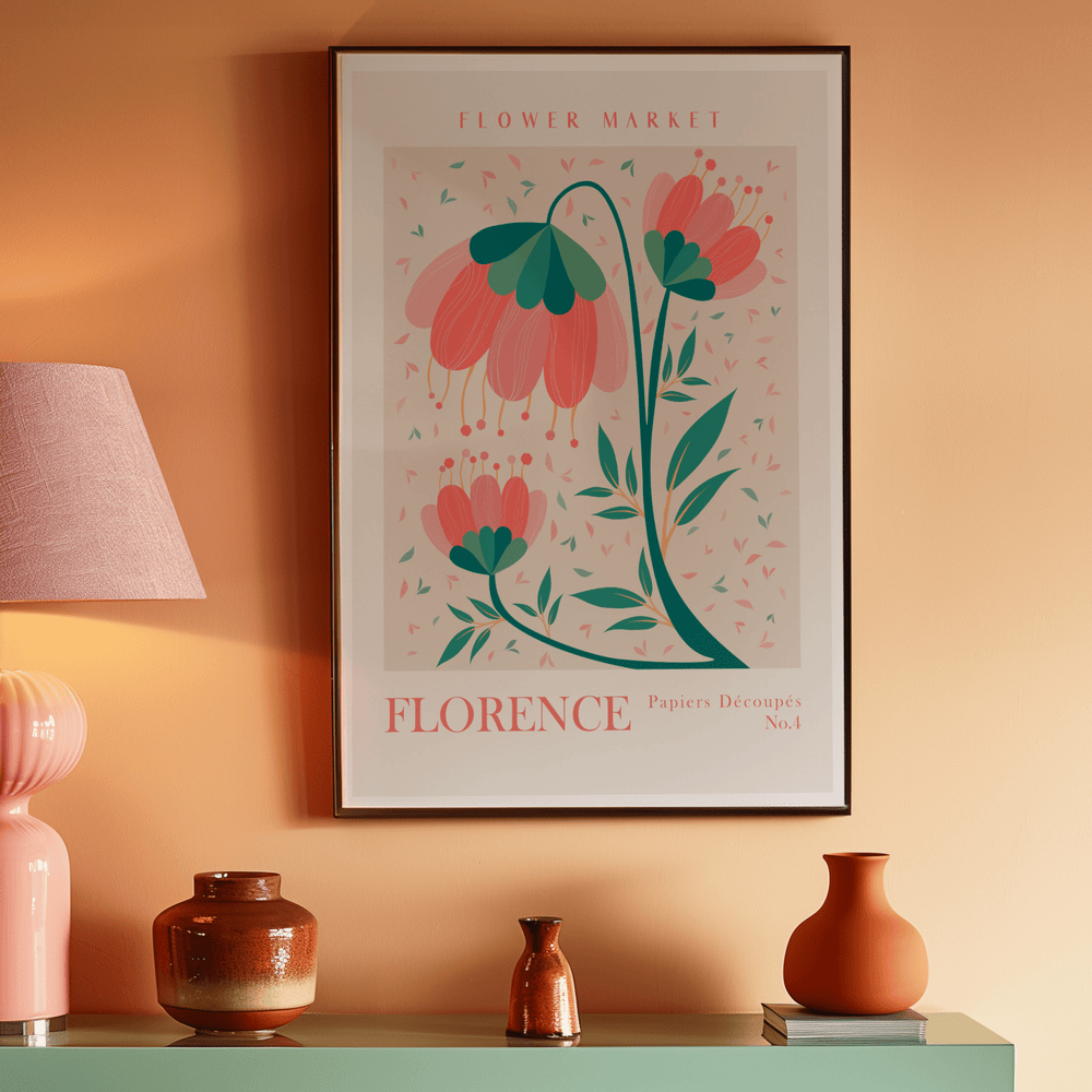 Florence Flower Market Poster - Poster Room