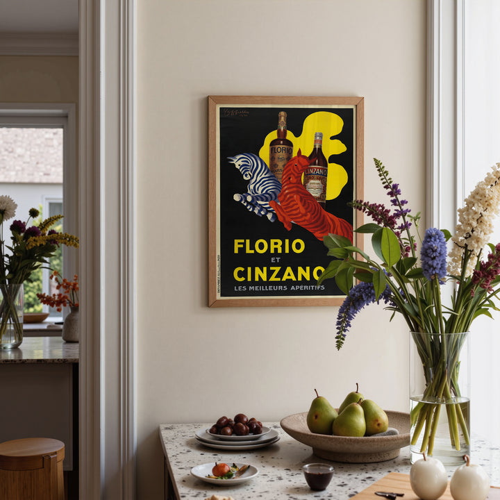 Florio & Cinzano Poster by Leonetto Cappiello