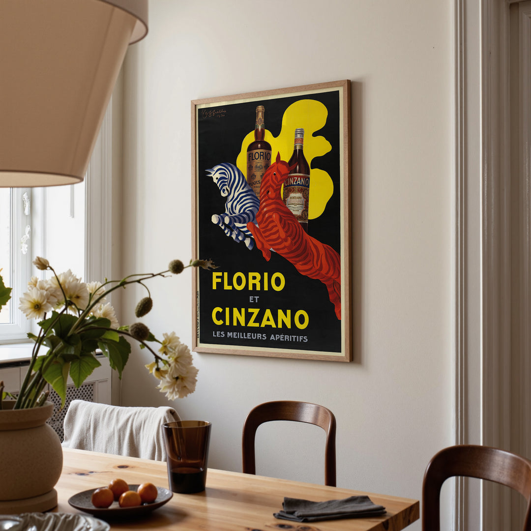 Florio & Cinzano Poster by Leonetto Cappiello