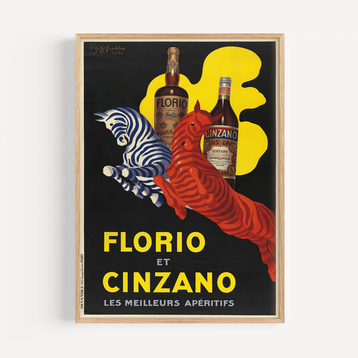 Florio & Cinzano Poster by Leonetto Cappiello