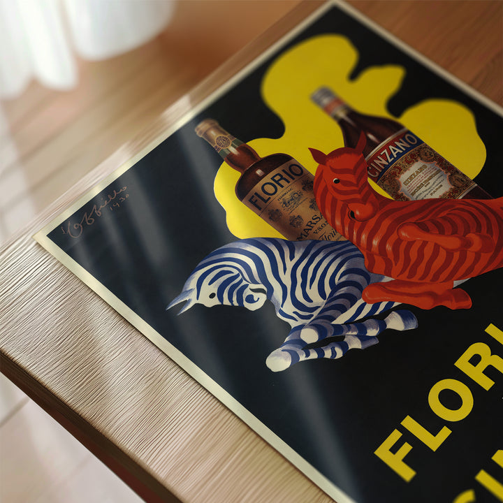 Florio & Cinzano Poster by Leonetto Cappiello