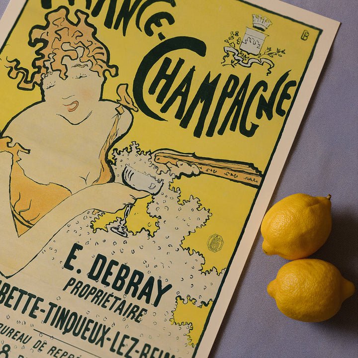 French Champagne Ad by Pierre Bonnard Poster