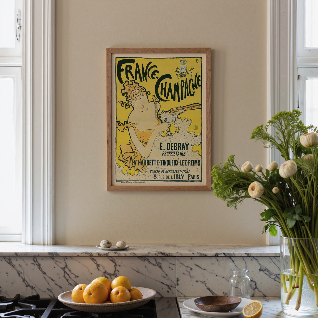 French Champagne Ad by Pierre Bonnard Poster