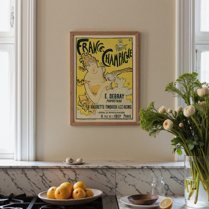French Champagne Ad by Pierre Bonnard Poster