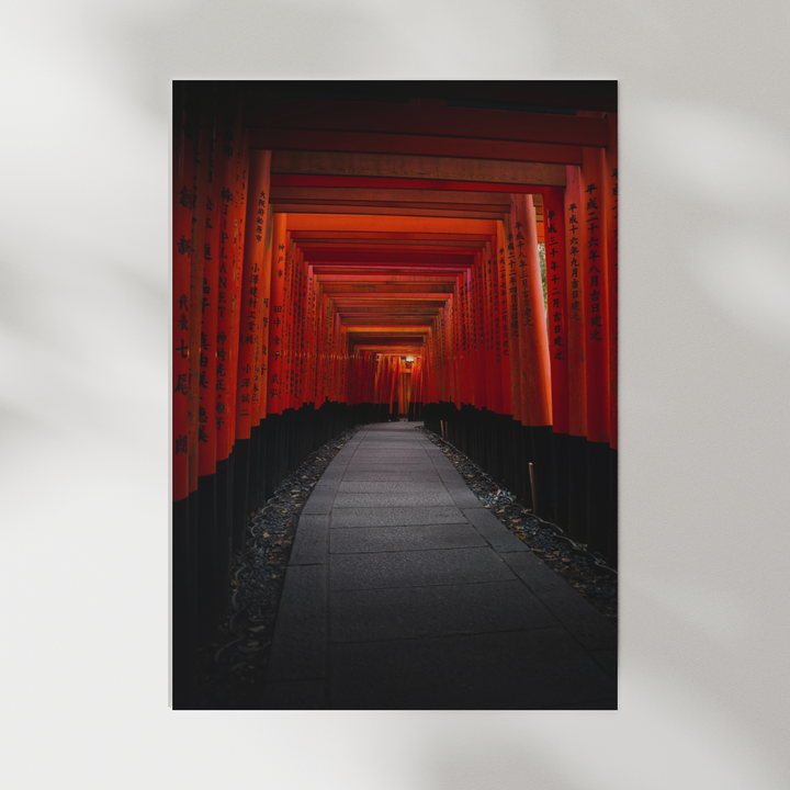 Fushimi Inari Shrine gate in Kyoto, Japan