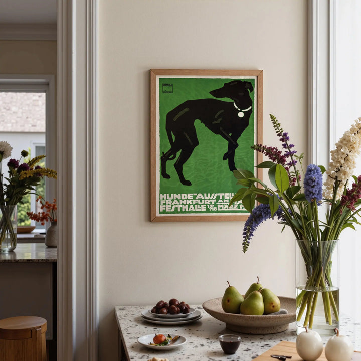 German Dog Show by Ludwig Hohlwein Poster Poster Room