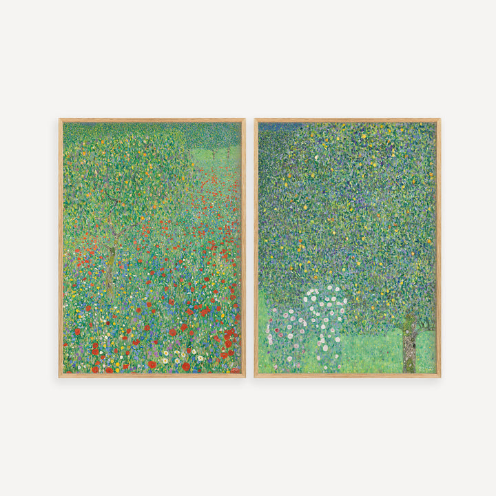 Gustav Klimt Nature Poster Set