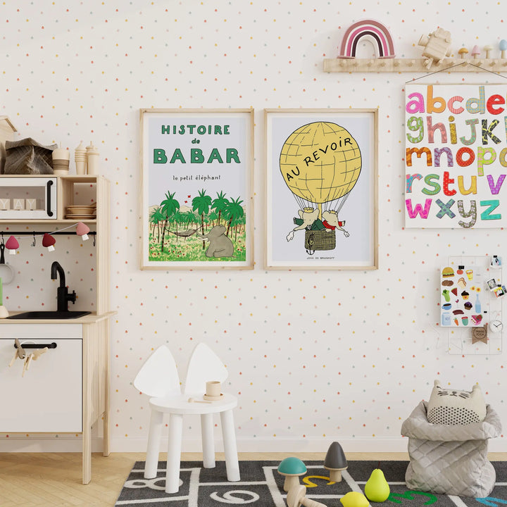 Au Revoir by Jean de Brundhoff Poster Babar Collection