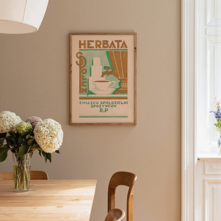 Herbata Ad by Edward Butrymowicz Poster