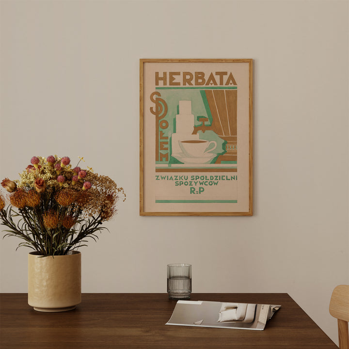 Herbata Ad by Edward Butrymowicz Poster