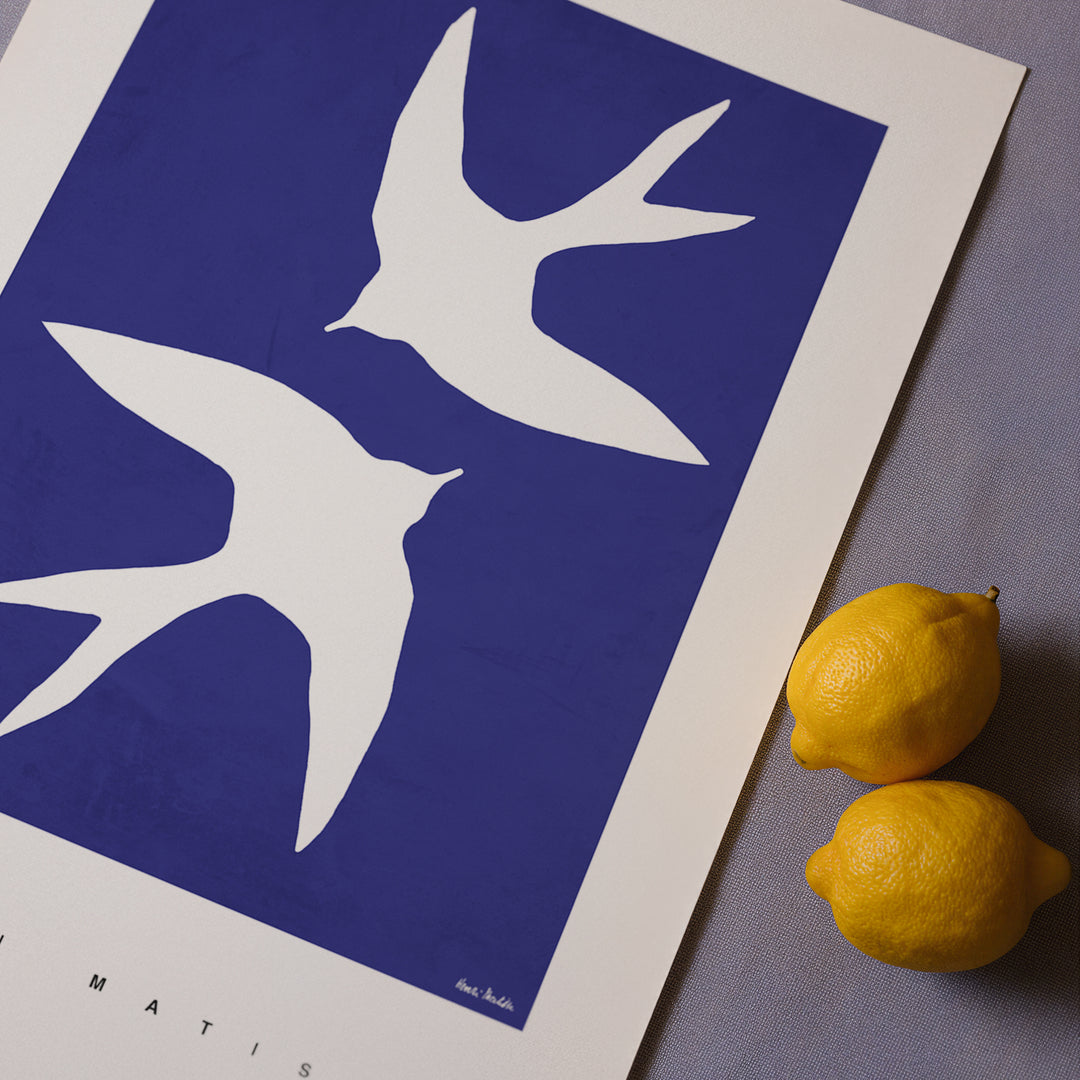 Hirondelles by Henri Matisse Poster