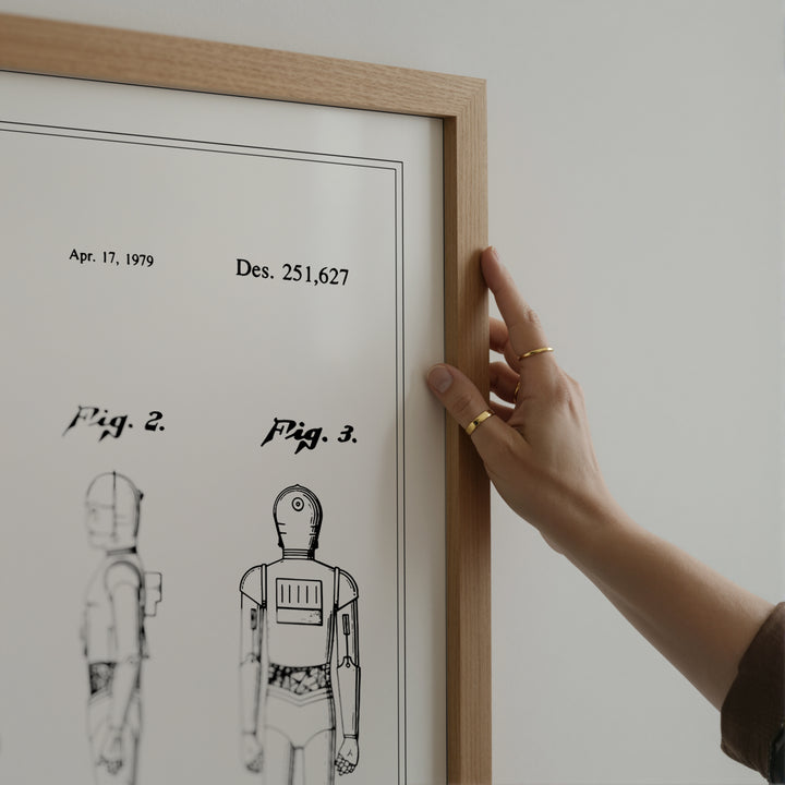 Humanoid Robot Patent Poster