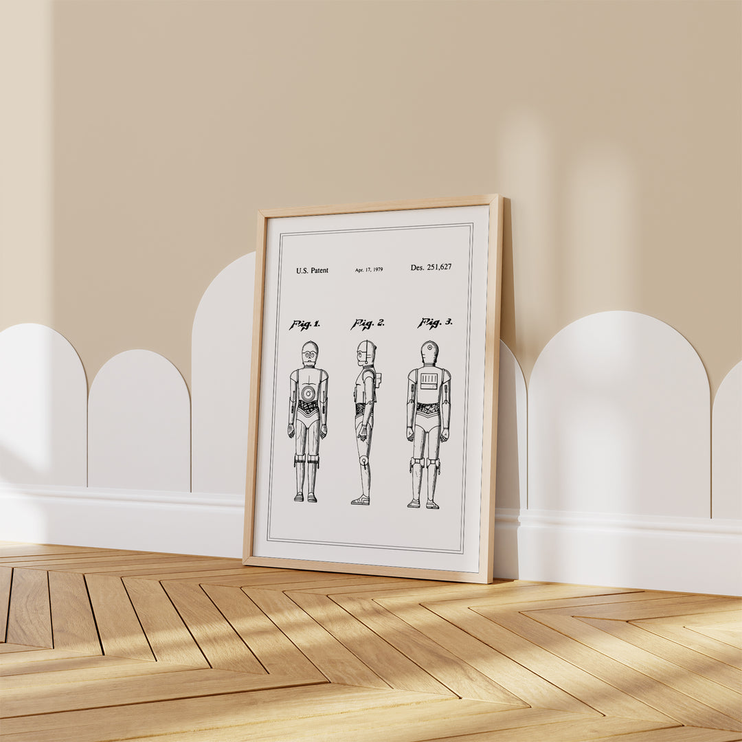 Humanoid Robot Patent Poster