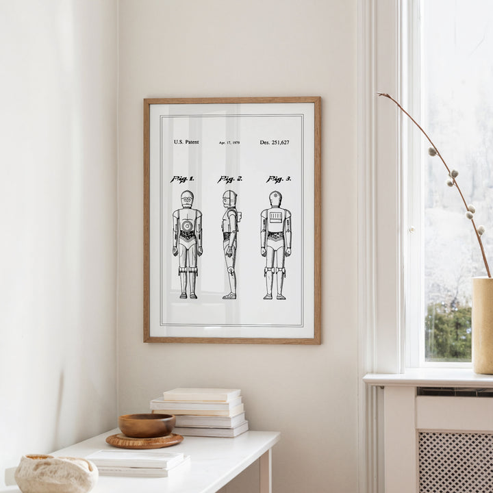 Humanoid Robot Patent Poster