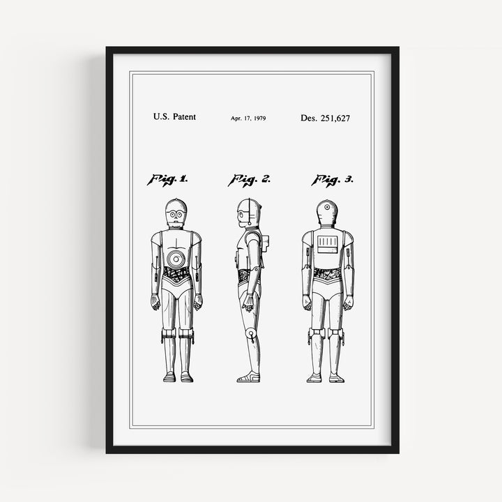 Humanoid Robot Patent Poster