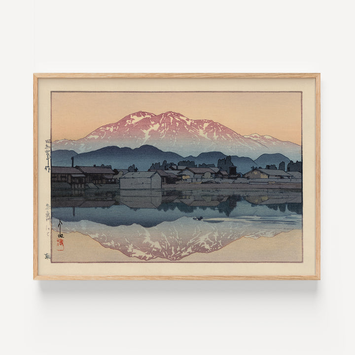 Itoigawa Morning by Hiroshi Yoshidan Poster