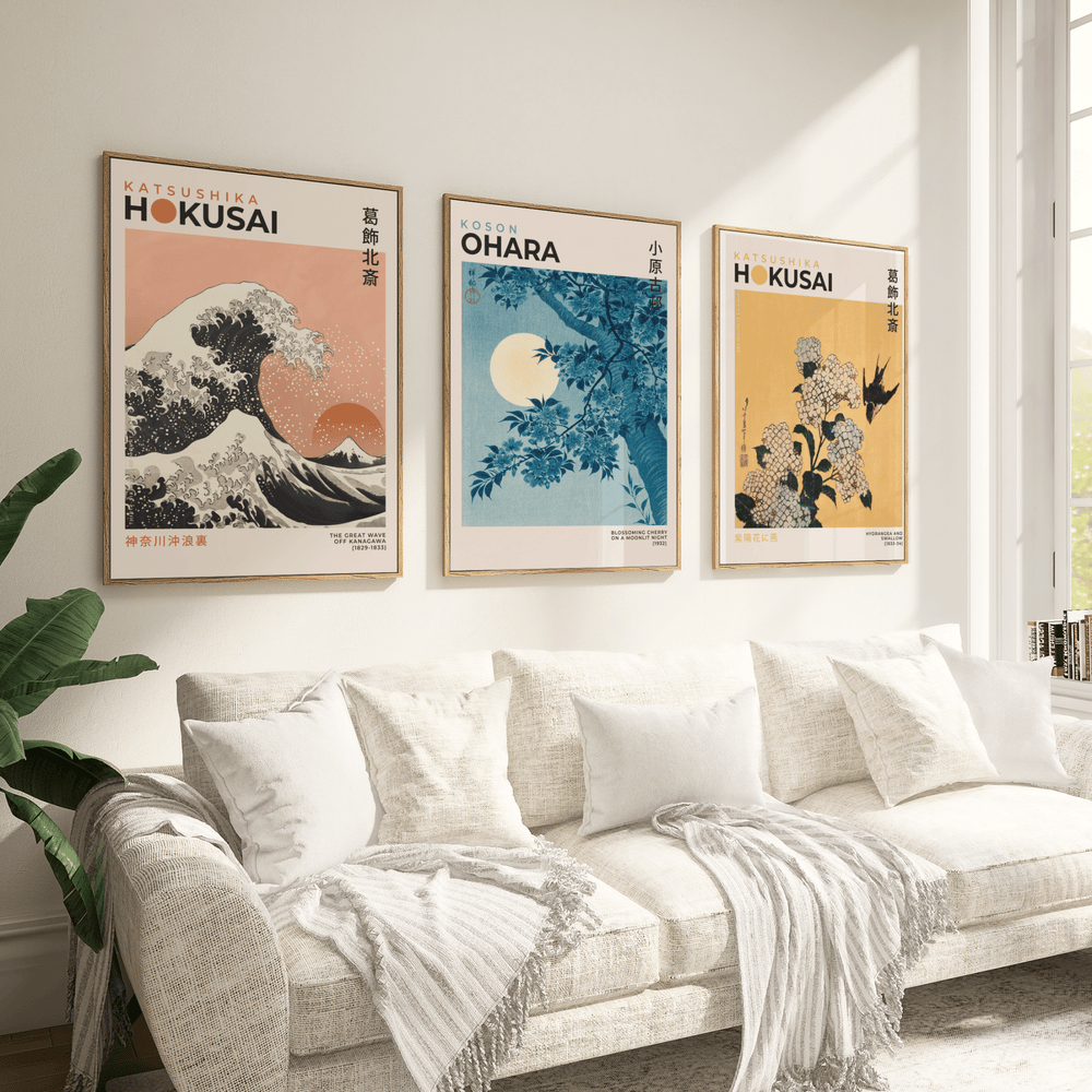 Japandi Poster Set of 3 - Poster Room