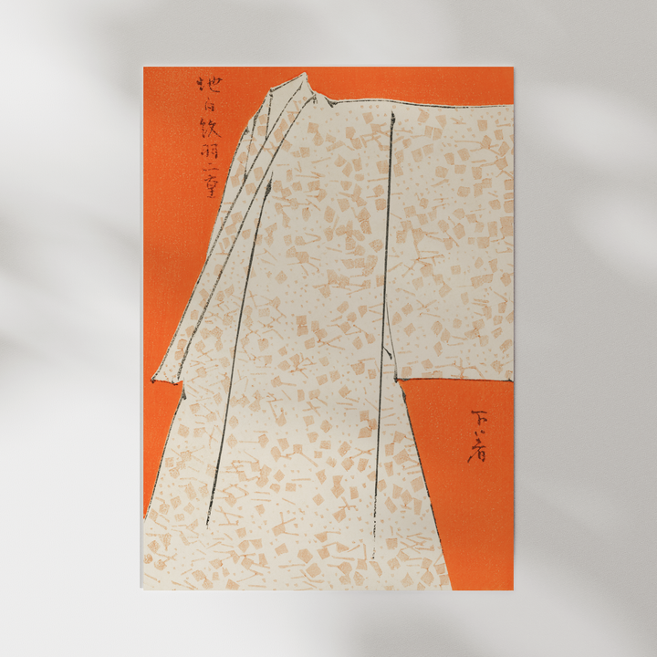 Japanese Robe from Bijutsu Sekai by Watanabe Seitei Poster