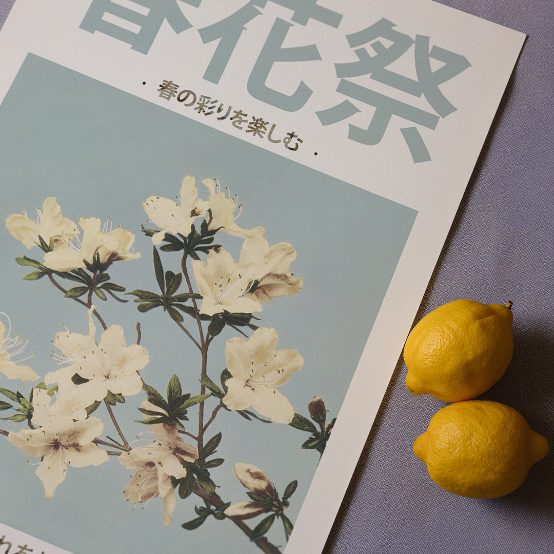 Japanese Spring Flower Festival Poster