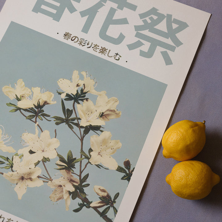 Japanese Spring Flower Festival Poster