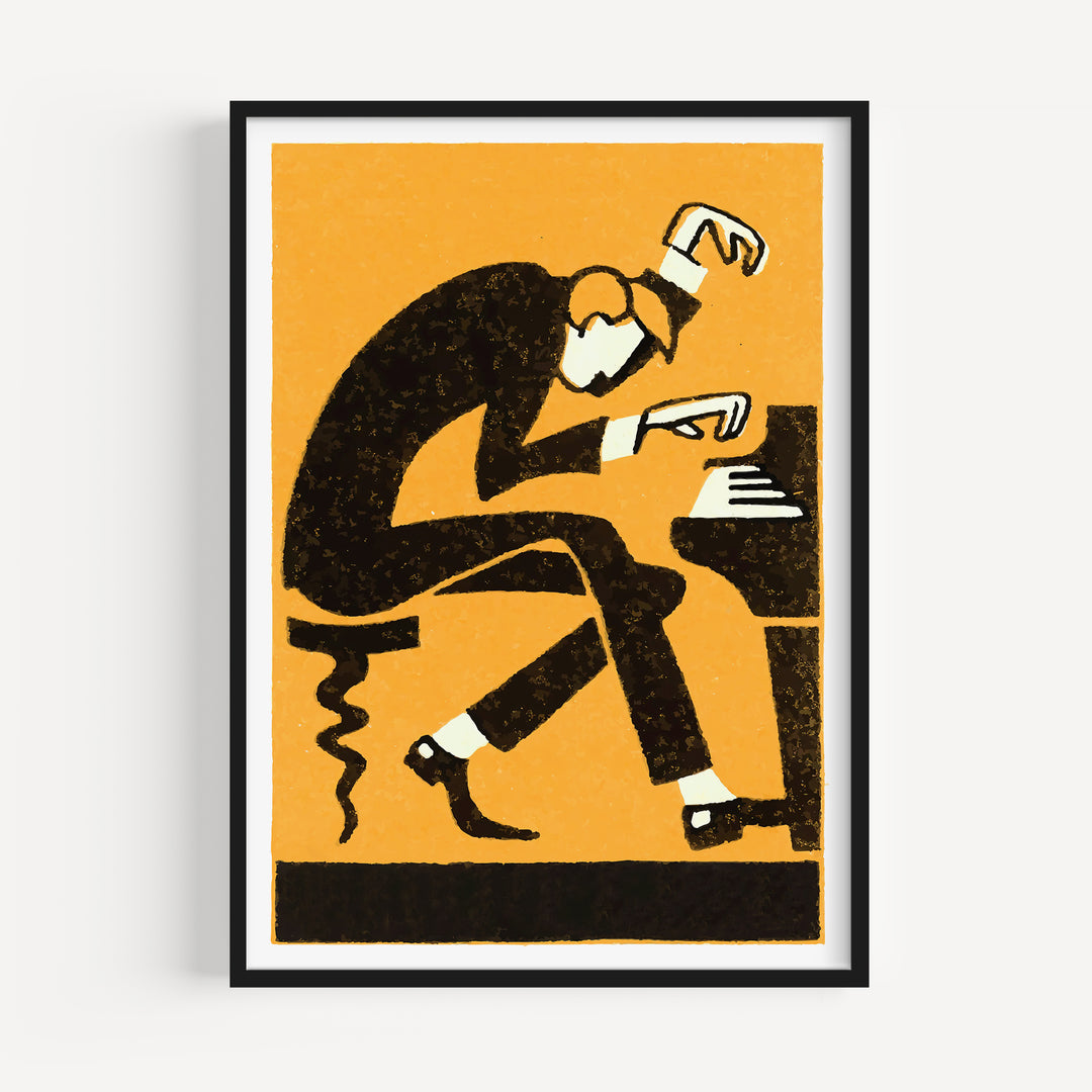 Jazz Vintage Matchbox Poster Set