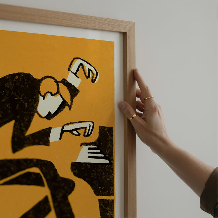 Jazz Piano Vintage Matchbox Poster