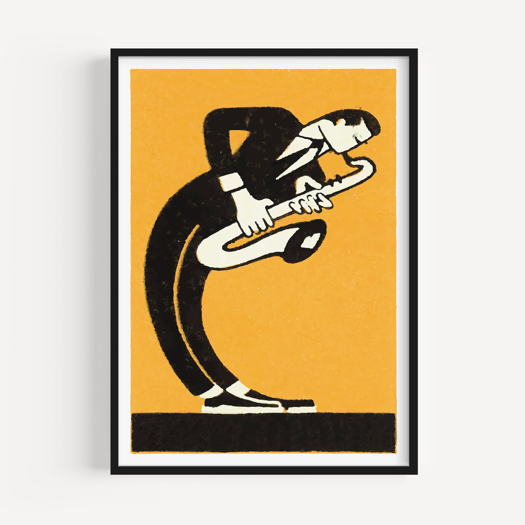 Jazz Vintage Matchbox Poster Set