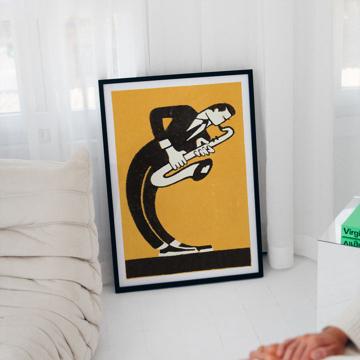 Jazz Vintage Matchbox Poster Set