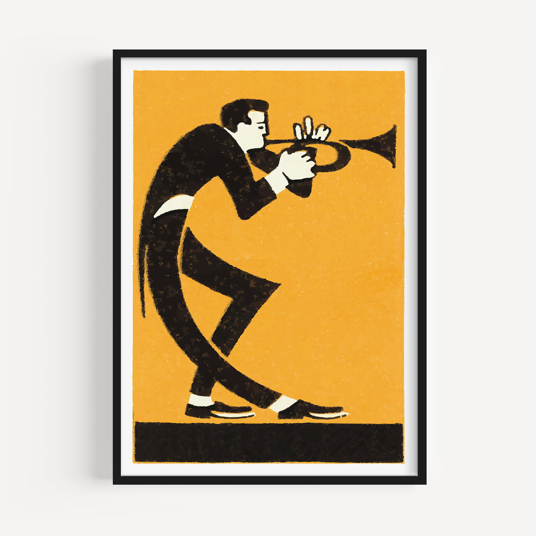 Jazz Vintage Matchbox Poster Set
