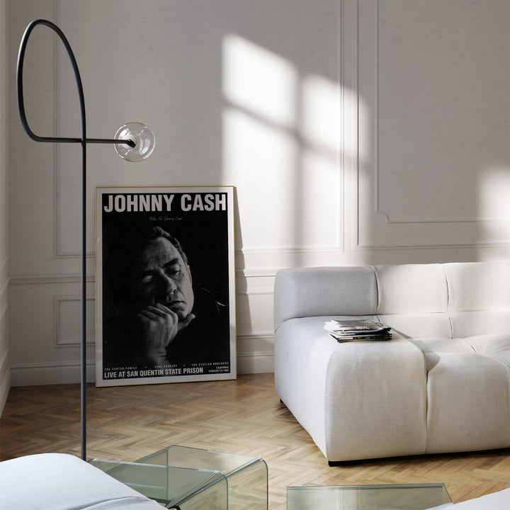 Johnny Cash San Quentin State Prison Concert Poster