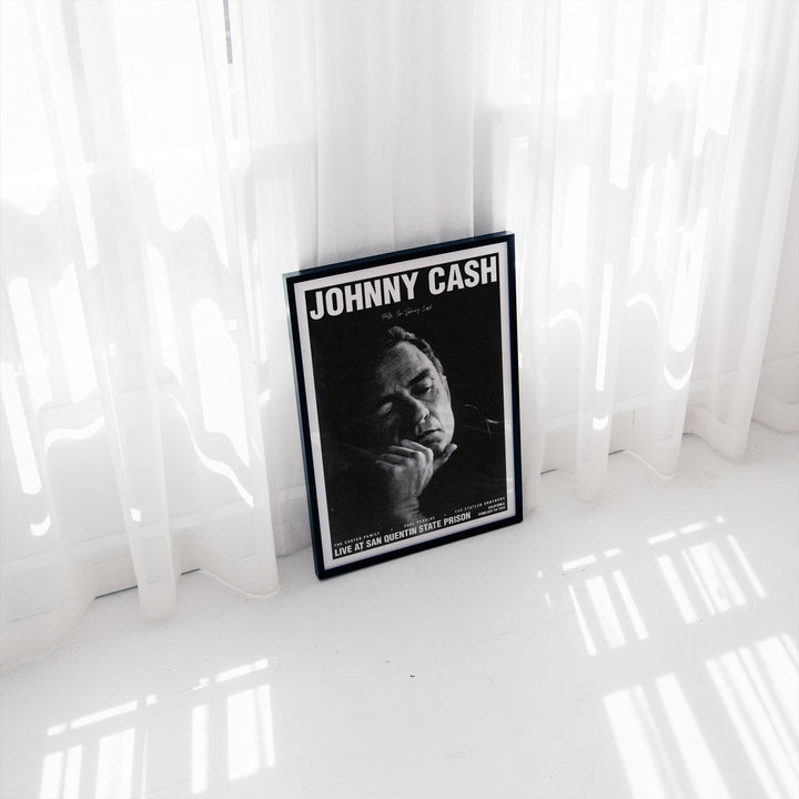 Johnny Cash San Quentin State Prison Concert Poster