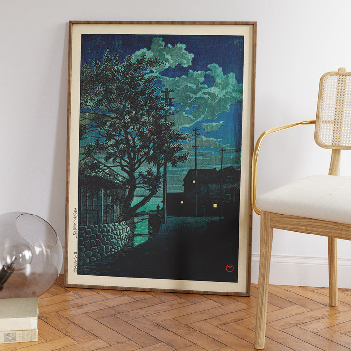 Kamezaki Bishu by Hasui Kawase Poster