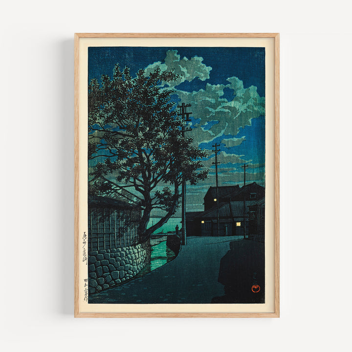 Kamezaki Bishu by Hasui Kawase Poster