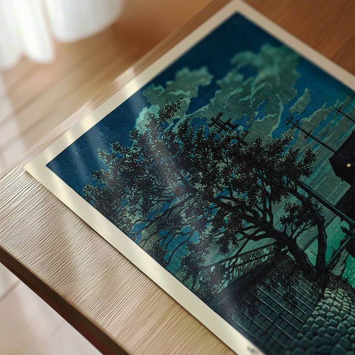 Kamezaki Bishu by Hasui Kawase Poster