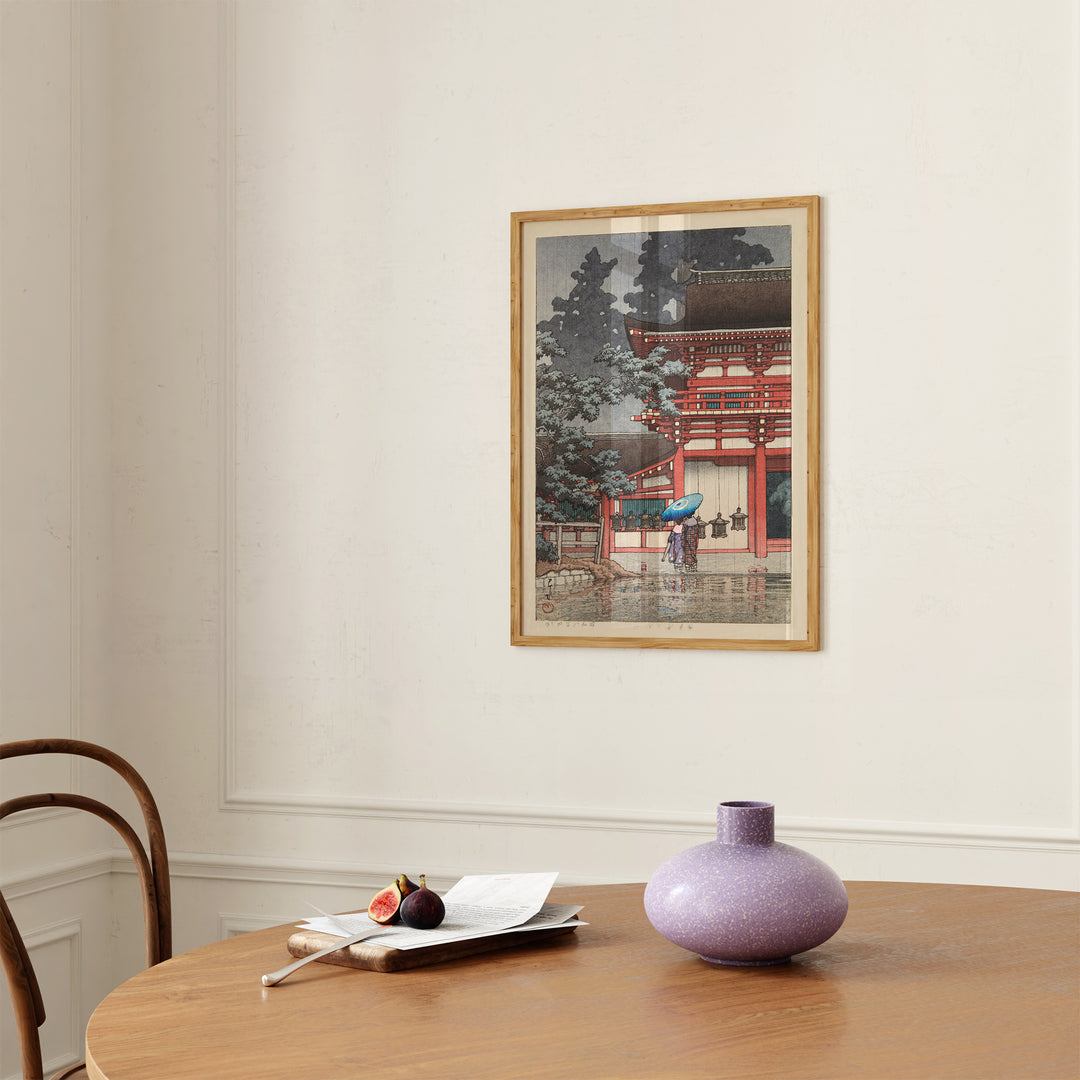 Kasuga Shrine Nara by Hasui Kawase Poster