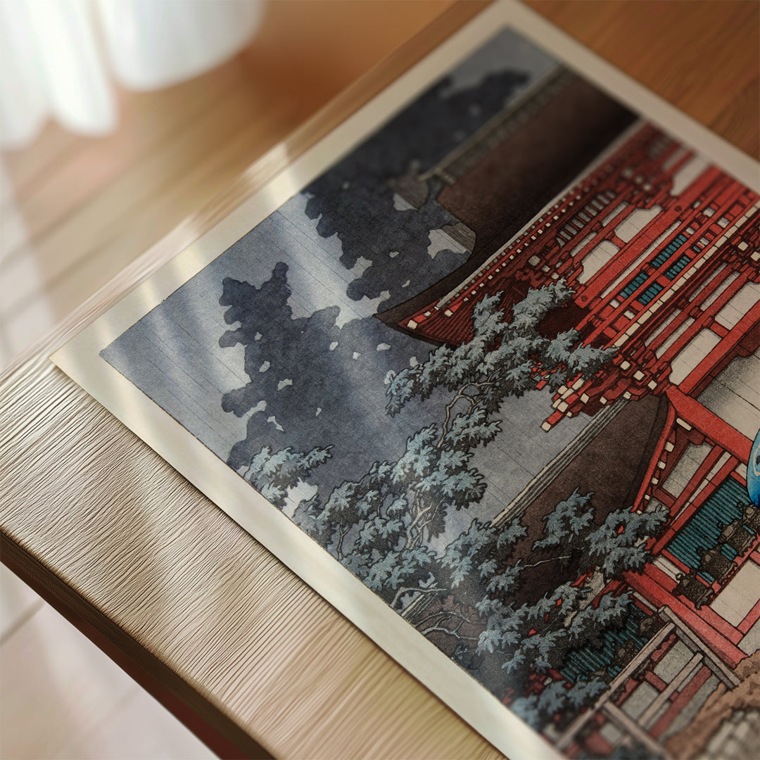 Kasuga Shrine Nara by Hasui Kawase Poster