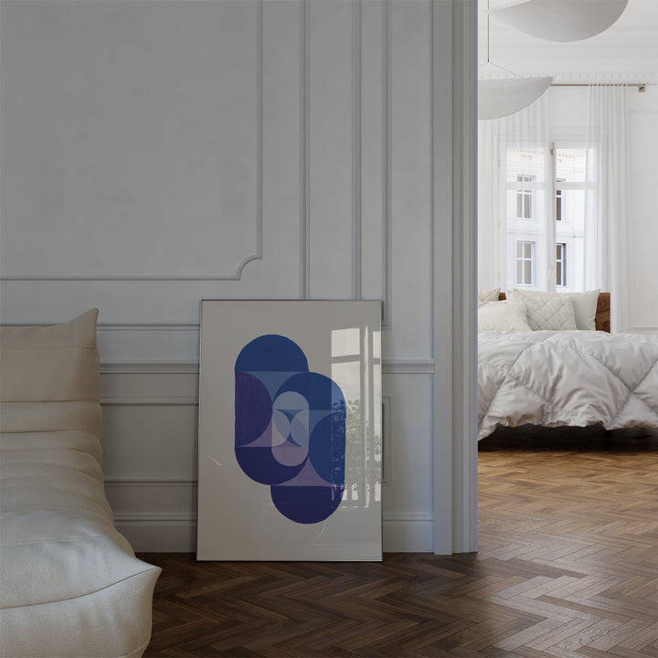 Key Blue by Joseph Schillinger Poster