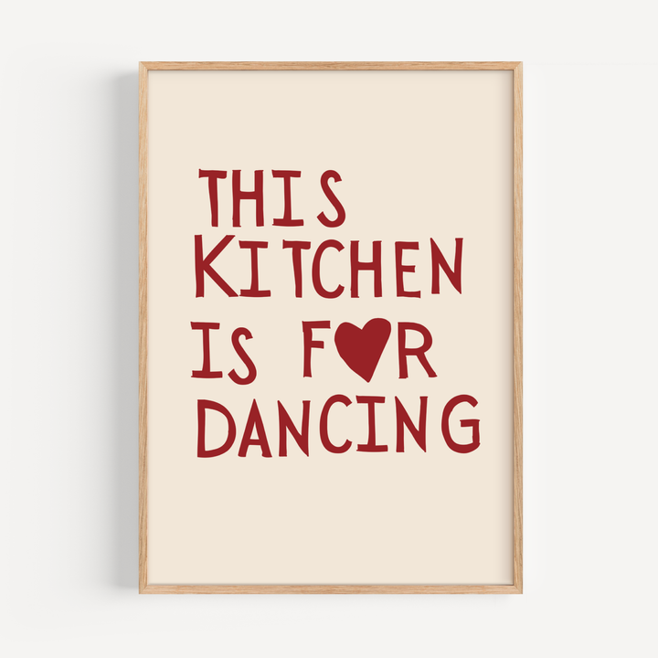 This Kitchen is for Dancing Poster