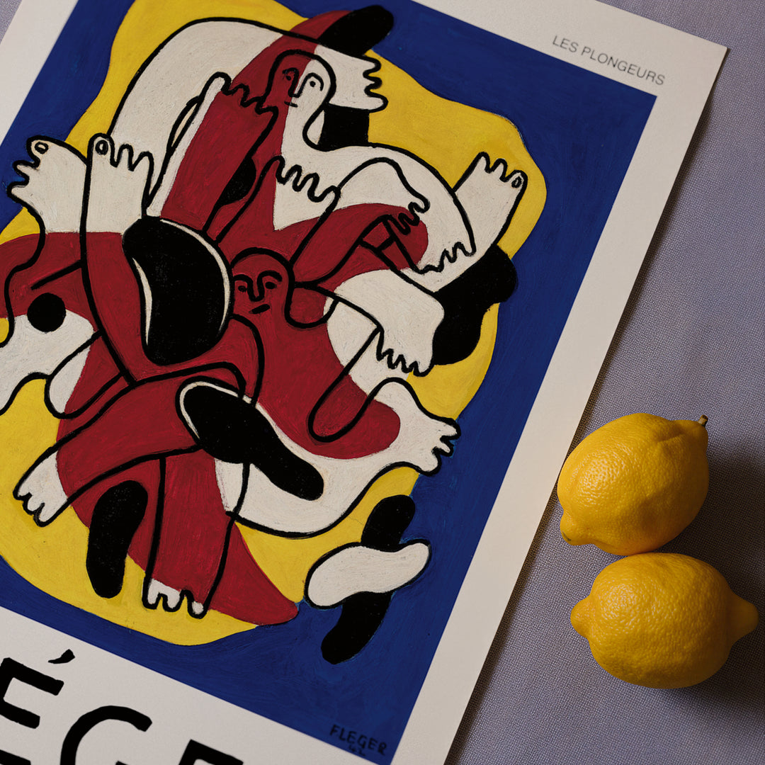 L’Étoile Rouge by Fernand Léger Poster