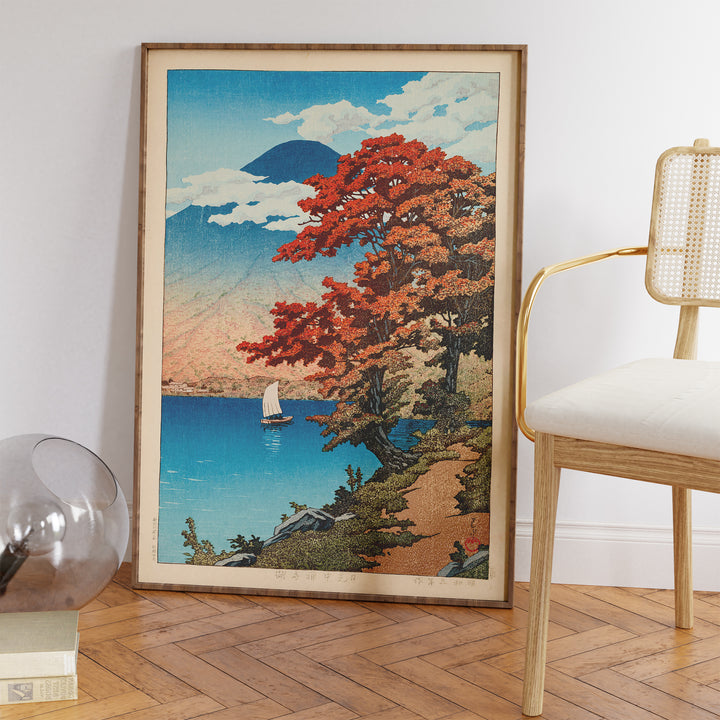Lake Chuzenji at Nikko by Hasui Kawase Poster