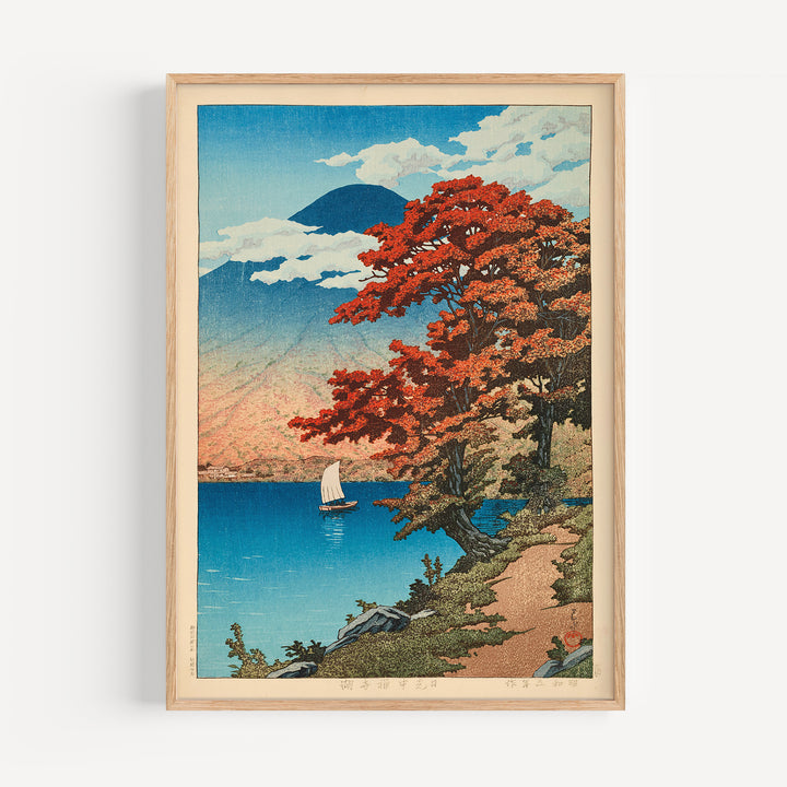 Lake Chuzenji at Nikko by Hasui Kawase Poster