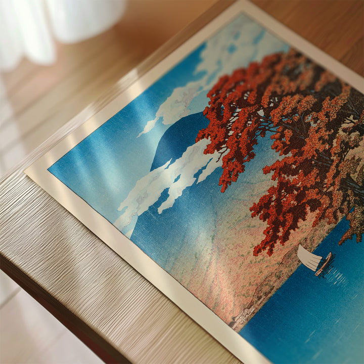 Lake Chuzenji at Nikko by Hasui Kawase Poster