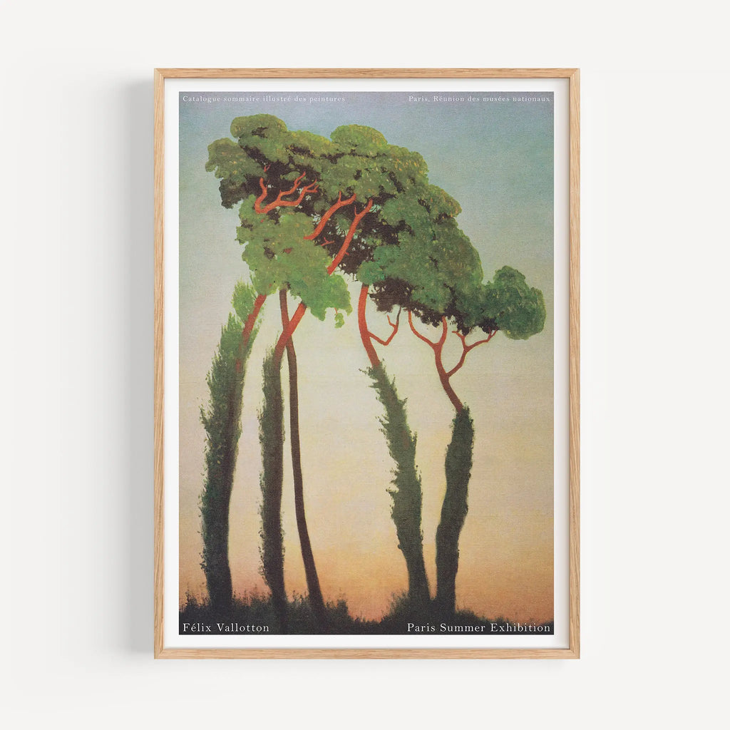 Félix Vallotton Landscape with Trees Poster - Post-Impressionist