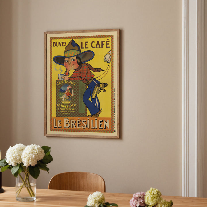 Le Brésilien Vintage Poster