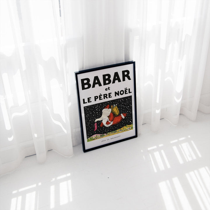 Le Père Noël by Jean de Brunhoff Poster