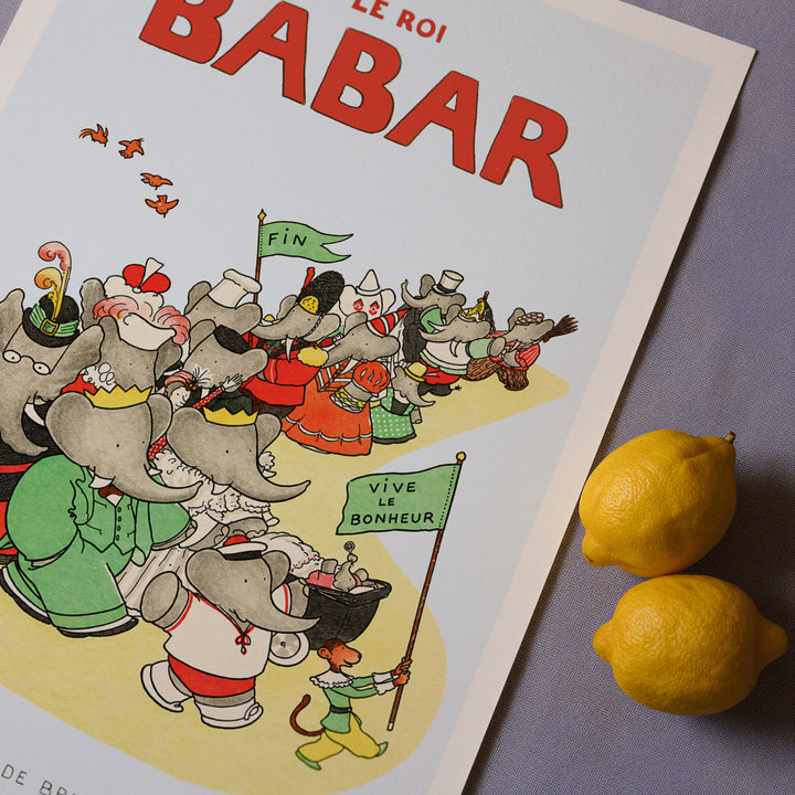 Le Roi Babar by Jean de Brunhoff Poster